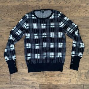 Ann Taylor Plaid Sweater (size S)